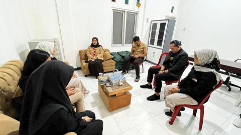audiensi bawaslu kota sukabumi dengan pramuka