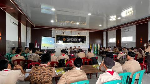 MoU Bawaslu Kota Sukabumi dan Pramuka